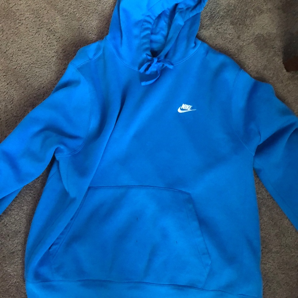 Blue nike hoodie
